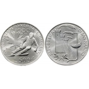 San Marino 500 Lire 1988 R