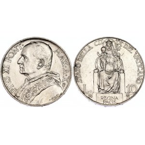 Vatican 10 Lire 1931 X