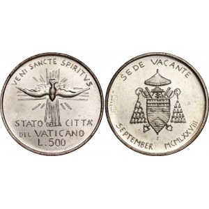 Vatican 500 Lire 1978 ZI