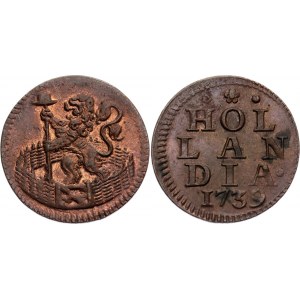Netherlands Holland 1 Duit 1739