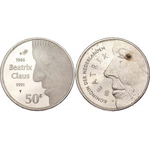 Netherlands 50 Gulden 1991