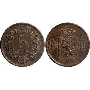 Norway 5 Ore 1896