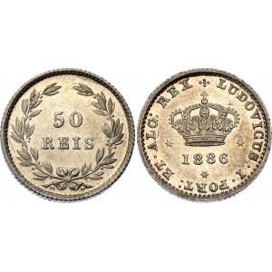 Portugal 50 Reis 1886