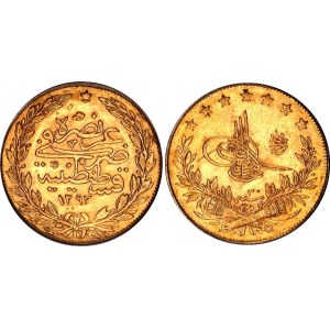 Ottoman Empire 100 Kurush 1904 AH 1293//30 ANACS AU 55