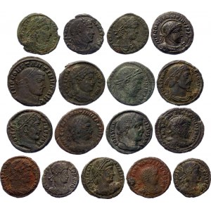 Roman Empire 17 x 1 Follis 306 - 337 AD Different Varietis