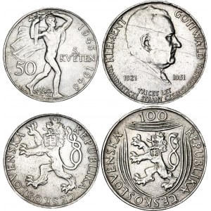 Czechoslovakia 50 - 100 Korun 1948 - 1951