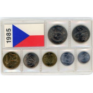 Czechoslovakia Annual Coin Set 1985
