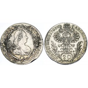 Bohemia 20 Kreuzer 1768 EvS AS