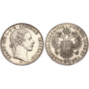 Austria 20 Kreuzer 1852 A