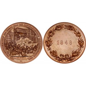 Austria Bronze Medal Den Freiheitskämpfern des Jahres 1848 die Österreichische Sozialdemokratie 1898