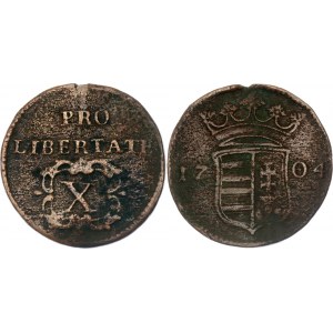 Hungary 10 Poltura 1704