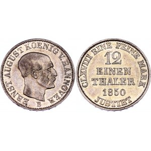 German States Hannover 1/12 Taler 1850 B