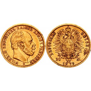 Germany - Empire Prussia 20 Mark 1873 B