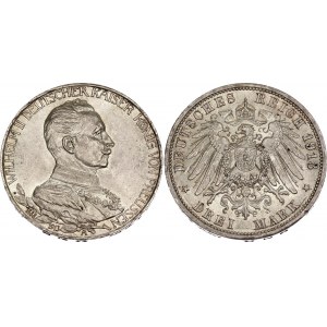 Germany - Empire Prussia 3 Mark 1913 A