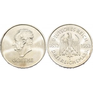 Germany - Weimar Republic 3 Reichsmark 1932 F