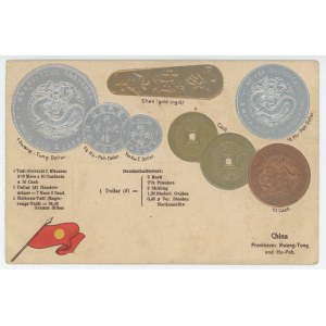 Germany Post Card Coins of China 1904 - 1937 (ND)