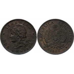 Argentina 2 Centavos 1888