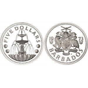 Barbados 5 Dollars 1973