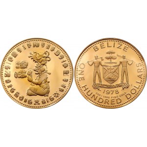 Belize 100 Dollars 1978
