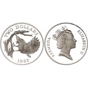 Bermuda 2 Dollars 1992