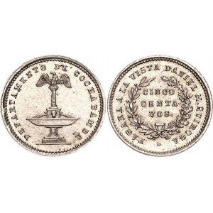 Bolivia Cochabamba Token 5 Centavos 1876 (ND)