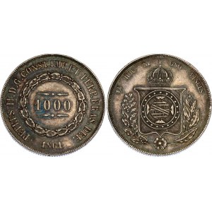 Brazil 1000 Reis 1861