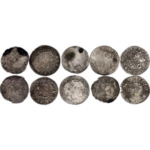 Europe Lot of 10 Coins 16th - 17th Centuries