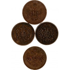 Europe Lot of 4 Coins 1851 - 1885