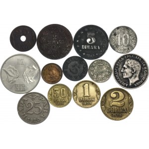 Yugoslavia Lot of 13 Silver Coins 1920 - 1983