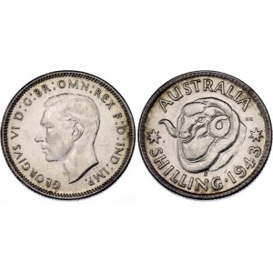 Australia 1 Shilling 1943 S