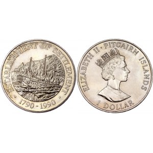 Pitcairn 1 Dollar 1990 (ND)