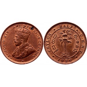 Ceylon 1 Cent 1926