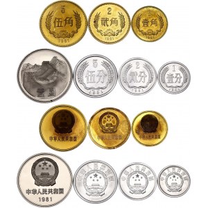 China Republic Annual Coin Set 1981
