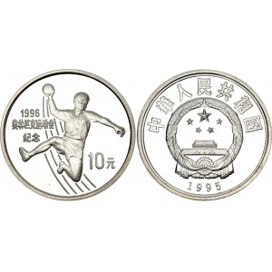 China Republic 10 Yuan 1995