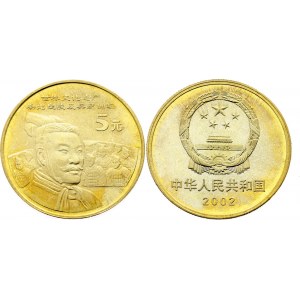China Republic 5 Yuan 2002