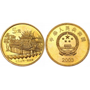 China Republic 5 Yuan 2003