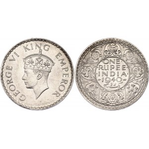 British India 1 Rupee 1940