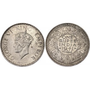 British India 1 Rupee 1941