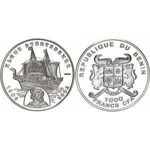 Benin 1000 Francs CFA 2002