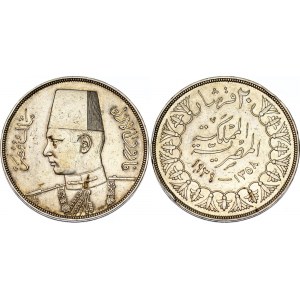 Egypt 20 Piastres 1939 AH 1358