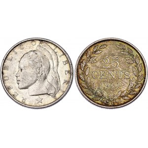 Liberia 25 Cents 1961
