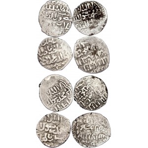 Middle East Mamluk Lot 4 AR Dirhams 1293 - 1341