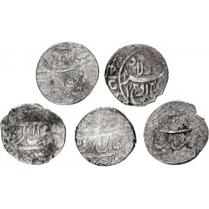 Iran 5 x 1 Abbasi 1588 - 1628 (ND) Different Mint