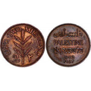 Palestine 2 Mils 1942