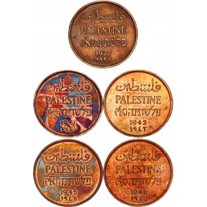 Palestine 5 x 2 Mils 1927 -1946