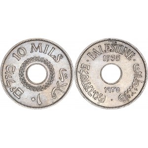 Palestine 10 Mils 1935