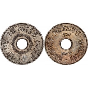 Palestine 10 Mils 1937