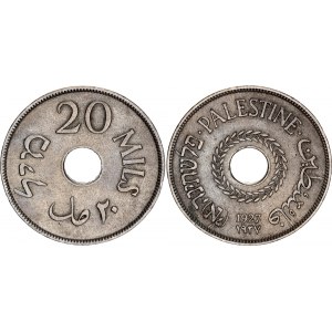 Palestine 20 Mils 1927