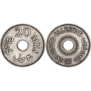 Palestine 20 Mils 1941