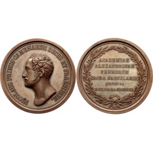 Russia Medal Academiae Alexandrinae Fennorum Sacra Saecularia Secunda 1840